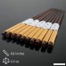 Hualan Natural Wood Chopsticks Series - Lightweight Japanese Style Chopsticks Healthy and Reusable Chopsticks 11 Pairs Gift Set - B07FY3918D